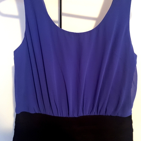 NEW Blue /black fitted dress - Picture 4 of 7